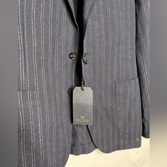 Scotch & Soda Blazer NWT Summer Lightweight Pinstripe blazer Sport-jacket - Picture 5 of 6